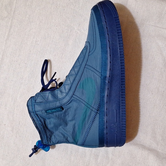 Womens Nike Air Force 1 High Shell. Turquoise size 7.5 - Picture 6 of 6